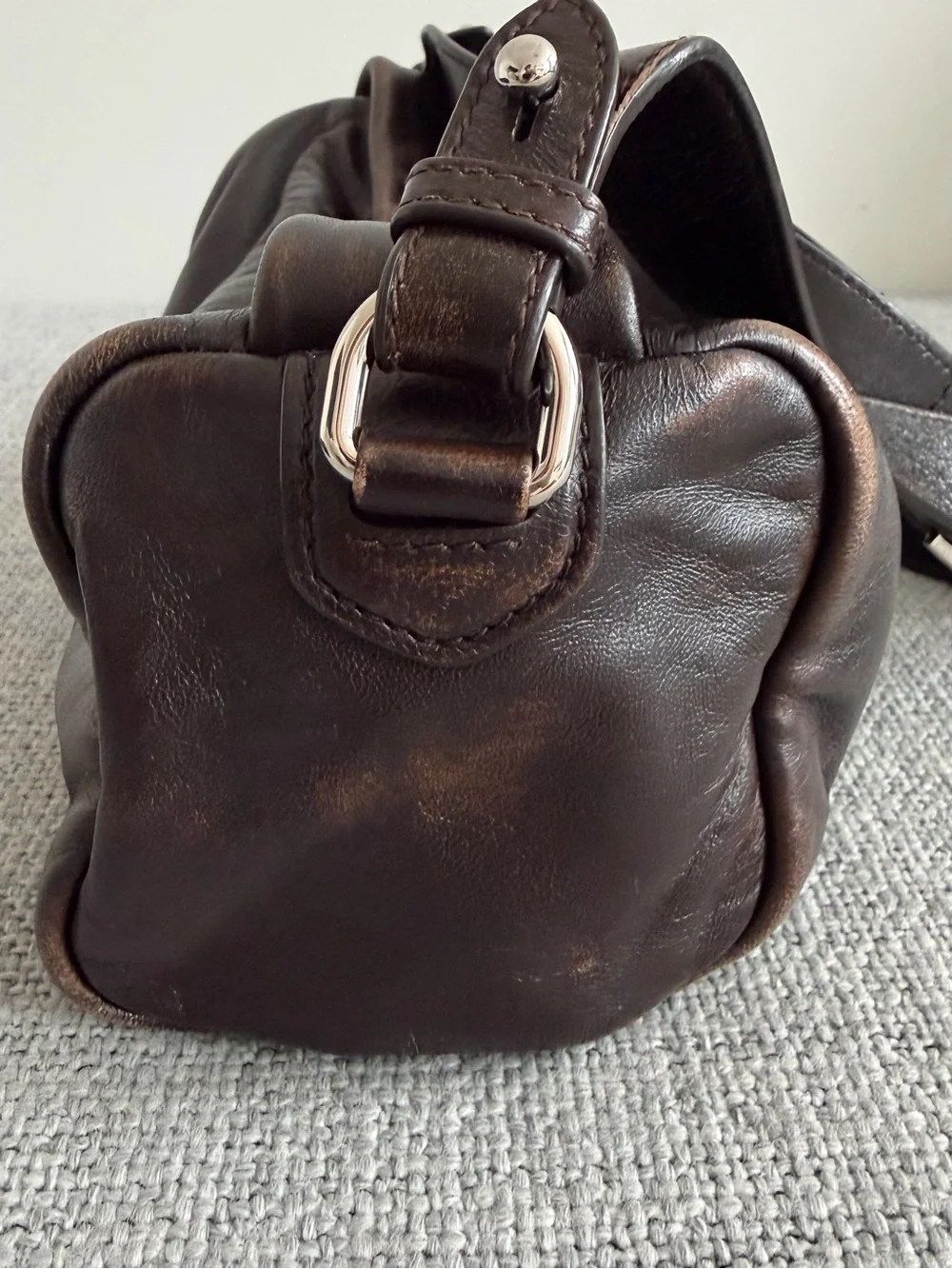 Prada Nappa Leather Shoulder Bag